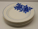 Delcampe - *6 PETITES ASSIETTES DESSERT CERAMIQUE TAURION PB LIMOGES FLEURS ROSES BLEUES  E - Limoges (FRA)