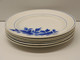 Delcampe - *6 PETITES ASSIETTES DESSERT CERAMIQUE TAURION PB LIMOGES FLEURS ROSES BLEUES  E - Limoges (FRA)