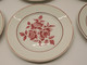 Delcampe - *7 PETITES ASSIETTES DESSERT CERAMIQUE TAURION PB LIMOGES FLEURS ROSES ROSES  E - Limoges (FRA)