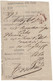 Italia - Italie - Genova - Gènes - Amministrazione Delle Poste - Reçu Postal - 20 Juillet 1852 ? - Unclassified