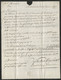 SOMME "D'Amiens" Manuscrit En 1697 Lenain N° 1 Cote 600 € + Taxe 4 Sur Lettre Pour Lille. Rare Avant 1700,TB, Voir Suite - ....-1700: Precursors