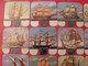 Lot De 16 Plaquettes Bateaux Voiliers. Huilor Samo Dulcine. Collection Complète. Lot 21 - Blechschilder (ab 1960)