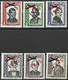 Yugoslavia 1943. Scott #1K5-1K10 (MH) Ovpt. 25th Anniv. Of The Union Of Liberated Yugoslavia  *Complete Set* - Servizio