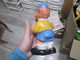 Old Rubber Toy Footballer ART 321 Height 20 Cm - Otros & Sin Clasificación