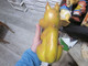 Old Rubber Toy Squirrel Height 21 Cm ART 207 - Autres & Non Classés