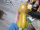 Old Rubber Toy Squirrel Height 21 Cm ART 207 - Other & Unclassified