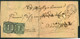 1859, Doppelt Verwendeter Faltbriefhölle Mit Paar 1  "79" BENSBERG - Lettres & Documents