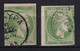 MiNr. 55a, 55b Griechenland Freimarken: Hermeskopf Gross - Used Stamps