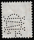 SVIZZERA-1909 -valore Usato Da 10 C. Rosso-HELVETIA NUOVO TIPO, Con Perforazione PERFIN -in Ottime Condizioni. - Gezähnt (perforiert)