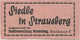 Deutschland - Strausberg - Strausberger Eisenbahn Aktiengesellschaft - Fahrschein 3. Zone RM 0,25 - Europa