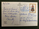 CP Pour La FRANCE TP AP 5 OBL.MEC.27 X 76 + CACHET BLEU M/S AZUR - Maschinenstempel (Werbestempel)