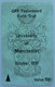 United Kingdom - 50p - 1 MANA - GPT FEATURECARD Field Trial - PYFC001 - Manchester University - 2000ex - Used - Emissions Entreprises