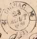 1836 - D4 Grand Cachet à Date Type 12 Simple Fleuron Sur Lettre De Gignac Vers Aniane, Hérault - Taxe 1 Décime - 1801-1848: Précurseurs XIX