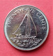 - BAHAMAS - 25 Cents - 1985 - Bateau à Voiles - - Bahamas