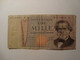 BILLET ITALIE 1000 LIRE 1969 - 1000 Lire