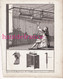 Ancienne Planche Originale Bernard Direxit 1780 Métier Fabrication TAPISSERIE DE HAUTE LISSE Des GOBELINS Ouvrier - Tapis & Tapisserie