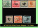 1924+25 ** RUANDA-URUNDI RU 050/060 MNH/NSG SMALL VLOORS [I] SELECTION  ( X 7 Stamps ) [ NO GUM ] INCLUDING RU 075 - Unused Stamps