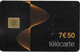 @+ Télécarte Torsades - 7,50€ - GEM1 - 30/04/2012 - Ref : CC-FT6B - 2010