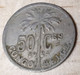 CONGO ALBERT I RARE 50 CENTIMES 1924 ONLY 1 MILLION EX. COTES : 8€-20€-50€-125€ - 1910-1934: Albert I.