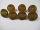 7-Boutons D'uniforme /Banque/B N P /Banque Nationale De Paris / Doré /Ancre & Grenade/Vers 1970      BOUT220 - Buttons