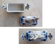 Delcampe - Vintage Boite En Cerf Gzhel Porcelaine, Pot Russe, Gzhel Porcelaine Céramique, Décor De Maison, Décorative Porcelaine - Gzel (RUS)