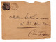 Taiti , 1888 , 25 C. Claire Obliteree " PAPEETE " ,lettre Au Tarif , Un Peu Mal Ouvert , Avec Cont. Interess. - Lettres & Documents
