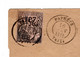 Taiti , 1888 , 25 C. Claire Obliteree " PAPEETE " ,lettre Au Tarif , Un Peu Mal Ouvert , Avec Cont. Interess. - Lettres & Documents