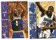 2 Cartes Panini   Basket Ball  N:90*  Anthony Peeler  & N: 165  Williams Walt* Fleer /1995.1996 - Pallacanestro