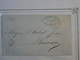 BK 17 ILE DE LA REUNION COLONIE   BELLE LETTRE RARE 1857 ST DENIS A BORDEAUX FRANCE  VIA SUEZ  ++ AFFRANCH.  PLAISANT - Storia Postale