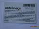 CARTE  A PUCE CHIP CARD LAVAGE AUTO AUTOMOBILE CARTE 12 UNITES LAVAGE BP - Car Wash