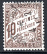 1317. MONACO 1805-1809 POSTAGE DUE 10 C. BROWN # 4,SIGNED - Impuesto