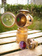 Solar Carbure Acetyleen Fietslamp Met Achter Lamp Eind 1890 ( Koper ) - Coppers