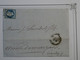 BL12 FRANCE  BELLE LETTRE  1856 MONT DE MARSAN +N°14  + +AFFRANCH. INTERESSANT++ + - 1853-1860 Napoleon III