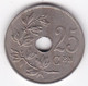 Belgique 25 Centimes 1922 , Legende Flamande , Albert I , En Cupronickel , KM# 69 - 25 Cent