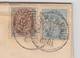 DANMARK. LETTRE CHARGEE. 1 AOUT 1885. RECOMMANDE. 16o + 20o. CLAUS L.SMIDT  KJØBENHAVN. POUR CRUSE FILS BORDEAUX - Storia Postale