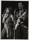 Ike & Tina Turner On Stage / Leopard Dress (Vintage Stage Photo B/W ~1970s) - Fotos