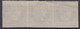 FRANCE : 1876 - ESSAI PROJET GAIFFE 10c NOIR BANDE DE 3 ( DEFECTUEUX ) NEUVE - A VOIR COTE 660 € - Prove, Non Emessi, Vignette Sperimentali