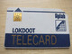 Aplab LOKDOOT Chip Phonecard, LOK02d, Backside 8 Digit Serial Number, Used,backside With Gold Cover - India