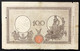 100 LIRE Barbetti Matrice Fascio 07 10 1929 Leggermente Pressato Fori E Taglietti Leggere Scritte Nell'ovale  LOTTO 969 - 100 Lire