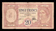 Nueva Caledonia New Caledonie 20 Francs ND (1929) Pick 37a Bc F - Nouméa (Neukaledonien 1873-1985)
