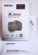 Pentax K20D Digitale 14,6-MP-Spiegelreflexkamera Schwarz Mit Objektiv 18–55 Mm Incl. Fototasche - Fotoapparate