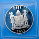 FIJI 10 $ 2013 ARGENTO OLYMPIC GAMES 2016 BRASILE RIO DE JANEIRO RUGBY PESO 20g TITOLO 0,925 CONSERVAZIONE FONDO SPECCHI - Fiji