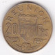 Ile De La Réunion , 20 Francs 1962, En Bronze Aluminium , Lec# 91 - Reunion