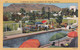 3553 – Phoenix Arizona USA – Camelback Inn Motel Hotel - Animation – Linen – Vintage – One Folded Corner – 2 Scans - Phoenix