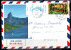 Lettre Polynésie Française  - Affranchie Des Timbres N°295 Avec Vignette Recette - Storia Postale