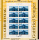 Bund Kleinbogen Konvolut Nr. 1 Von 10 Kleinbogen Auf Numisblatt Ohne Münze Gestempelt Used - 2001-2010