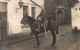 CPA - Militaria - Carte Photo  - Soldat à Cheval - Sabre - Characters