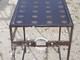 Delcampe - *TABLE D'APPOINT En METAL PEINT Plateau à Décor De SOLEILS Dorés JUS GRENIER  E - Tables & Guéridons