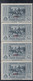 1932 Giuseppe Garibaldi Blocco Di 4 Valori Sass. 20 MNH** Cv 280 - Egeo (Caso)