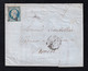 FRANCE 1853 - YT 10 Sur Lettre à Rouen, Oblit. étoile - 1852 Louis-Napoléon